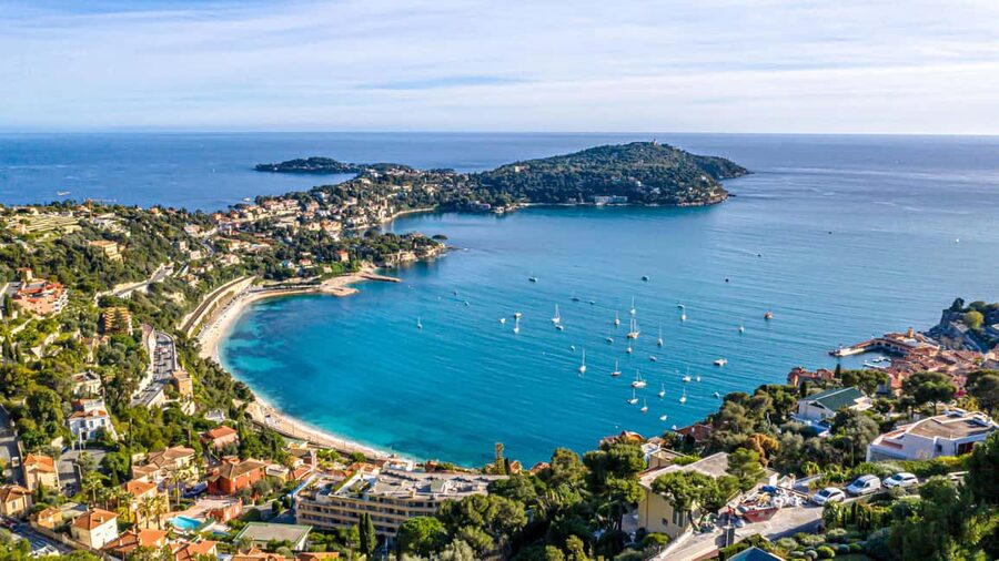 20-minute panoramic flight from Nice - The Air Route Over the Côte d’Azur: Nice, Saint-Jean-Cap-Ferrat, Villefranche, Beaulieu