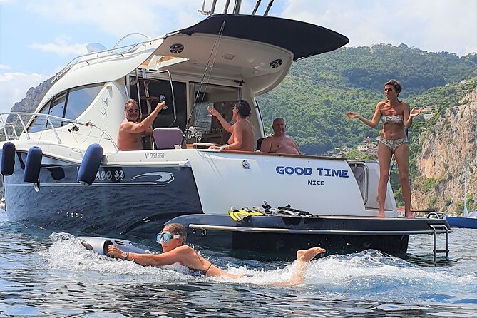 Exclusive cruise, swimming, Saint Jean Cap Ferrat, Nice, Eze - What You Get On Board: Boat, Crew Support, and Comfort