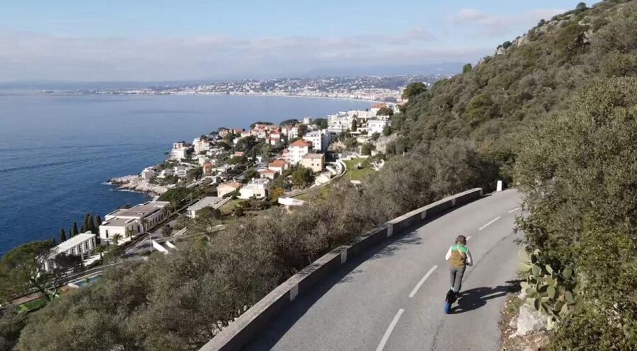 French Riviera : Guided Visit on a E-Scooter - Riding back toward the Bay of Angels: the relaxed finale