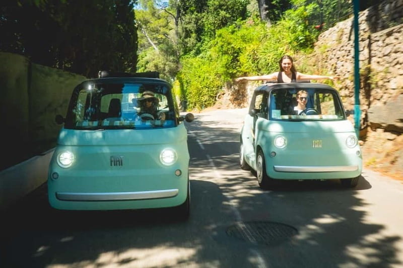 From Nice: follow a guide in an electric car along the French Riviera! - Why the Fiat Topolino electric drive fits the French Riviera