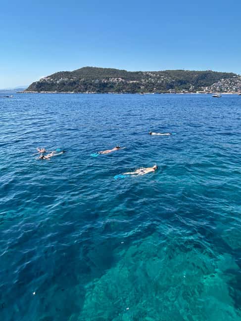 From Nice: Villefranche Bay Swimming & Snorkeling Boat Tour - The Riviera Cruise Out of Nice Harbor (About 30 Minutes)
