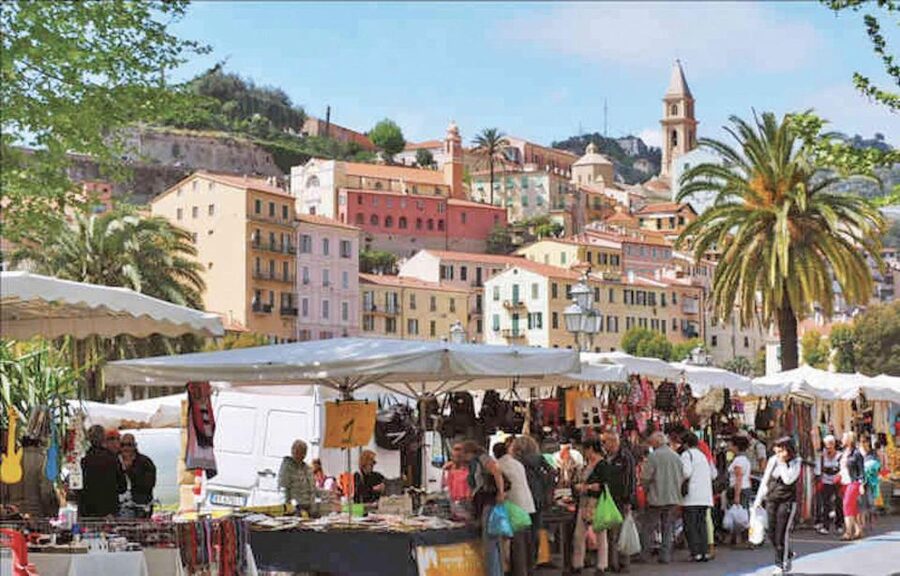 Italian Market San Remo, Menton & La Turbie - La Turbie and the Trophée d’Auguste photo stop