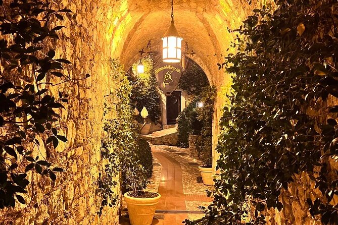 Monaco by Night Private Tour - Stop 1: Vieux Eze after dark, medieval lanes and Riviera views