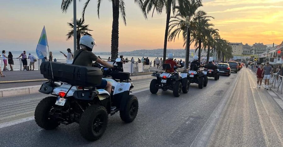 NICE BY ELECTRIC QUAD:panoramic tour from Nice - Quiet Electric Quad, Real Panoramas, No Stopping Needed