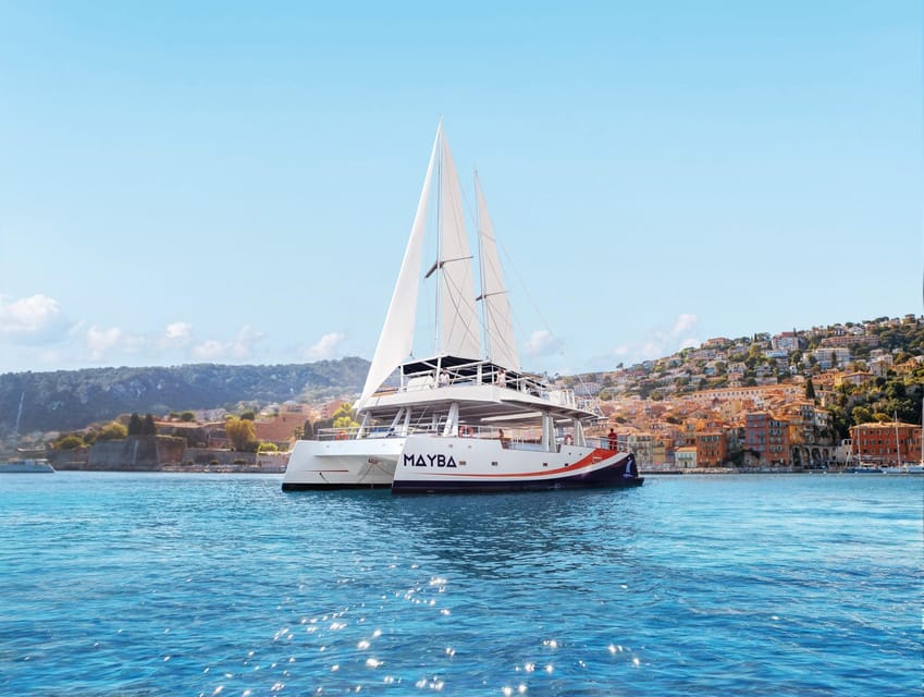 Nice : Dinner at Sea on a Maxi Catamaran - Villefranche, Cap Ferrat - Dinner at Sea from Nice, what you’re really buying