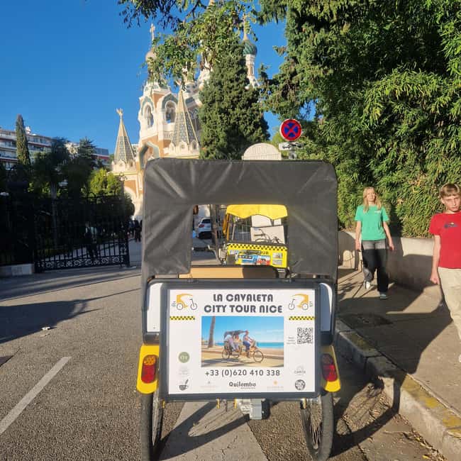 Nice: Electric Rickshaw City Tour with Local Guide - Marina Direction and Place Garibaldi, Where Nice Looks Different