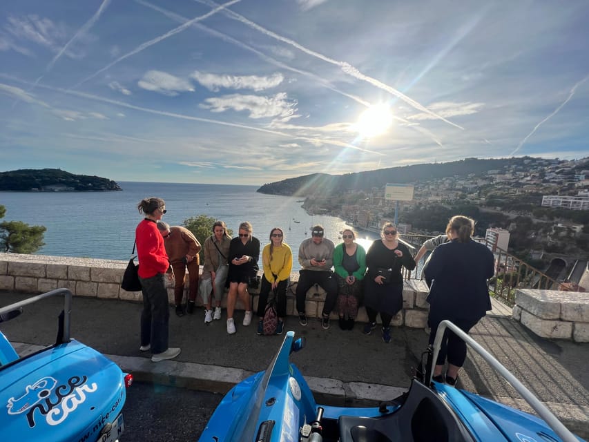 Nice: Exclusive Guided Tour in a One-of-a-Kind Electric Car - Villefranche-sur-Mer and Fort Alban: sand, sea views, and a classic Riviera payoff