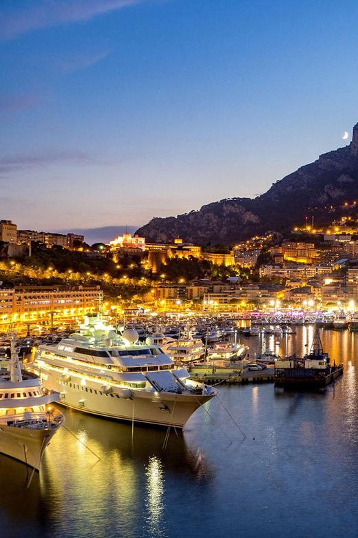 Nice: Formula 1 Track, Monaco, and Monte-Carlo Night Tour - Hilltop Views Over the Cote d’Azur: The Photo Stop That Changes the Mood