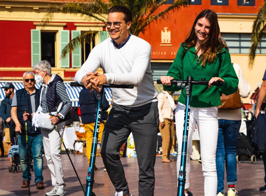 Nice: Must-Sees Electric Scooter Tour - Place Garibaldi and the easy rhythm of guided stops
