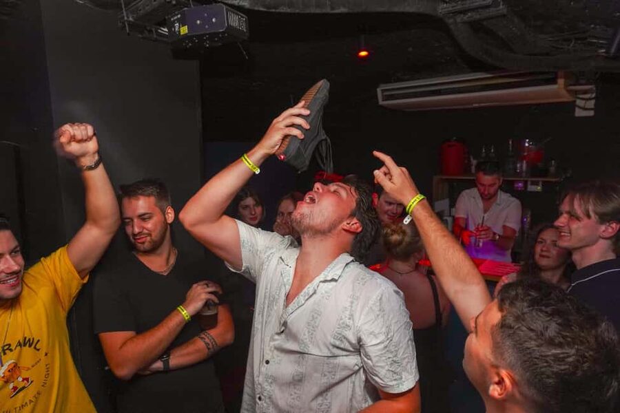 Nice: Party Bar Crawl with Club VIP, 6 Shots, and Games - The Club Upgrade: Bonus Shot and Real VIP Entry