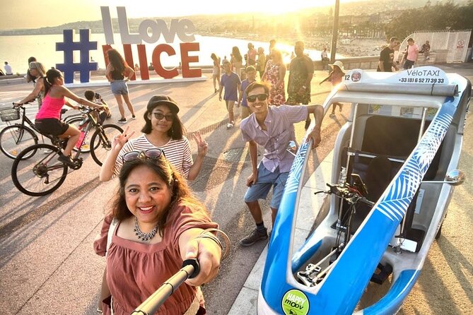 Nice: private guided Tour by electric taxi bike - Getting picked up in downtown Nice, and what to do if you’re outside it