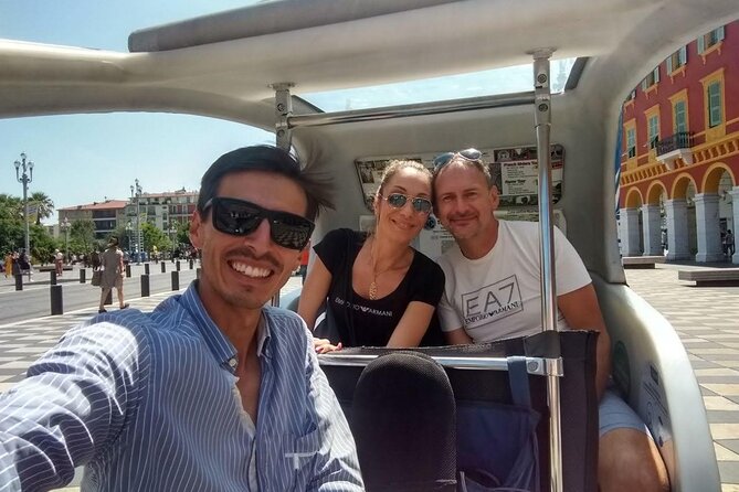 Nice: private guided Tour by electric taxi bike - Starting with Massena Square and Apollo: get your bearings fast