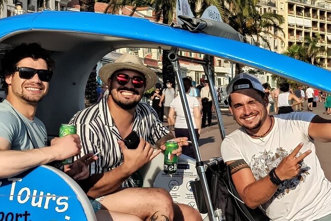 Nice: private guided Tour by electric taxi bike - Price and value for a private group up to 6