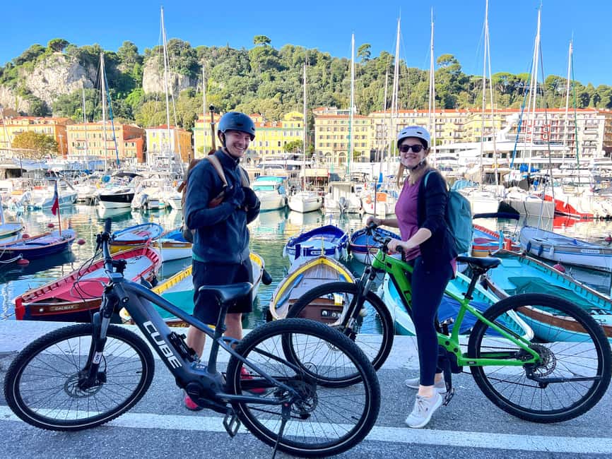 Nice: Villefranche Guided Electric Bike Tour - Promenade des Anglais to Nice Harbour: the route’s quick orientation phase