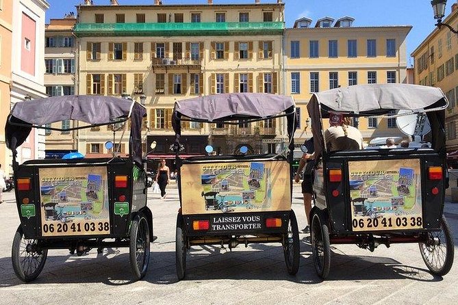 Original Nice city tour ( pedicab-vélo taxi) - Palais de Justice, Monument aux Morts, and the port viewpoint you will remember