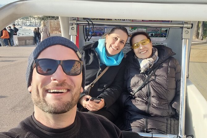 Private tour guide of Nice in electric taxibikes - Pickup That Starts the Day on Easy Mode