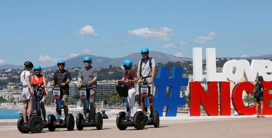 Segway Panoramic Tour of the French Riviera - 3h - Nice Harbour and Les Pointus boats, the part that feels most local